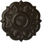 Ekena Millwork Deria Ceiling Medallion (Fits Canopies up to 6"), Hand-Painted Stone Hearth, 20 1/4"OD x 1 1/2"P CM20DRSHF - alternate 1